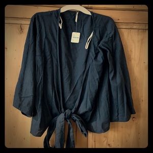 Free people black wrap *BRAND NEW*
